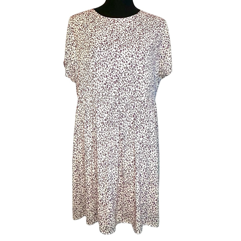 Altar'd State Pink Cheetah Animal Print Babydoll Empire
Waist Dress Size Medium